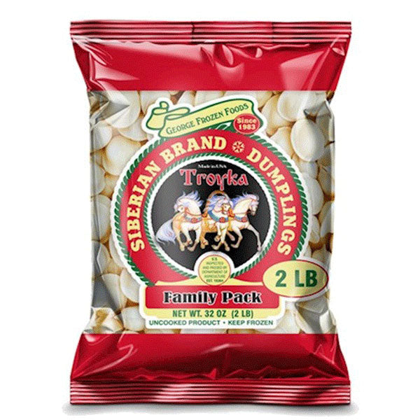 Пельмени Тройка-Сибирские — 2 фунта (907гр)